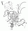 Murray 46104x8A - Scotts 46" Garden Tractor (1999) (Home Depot) Ersatzteile Engine Mount