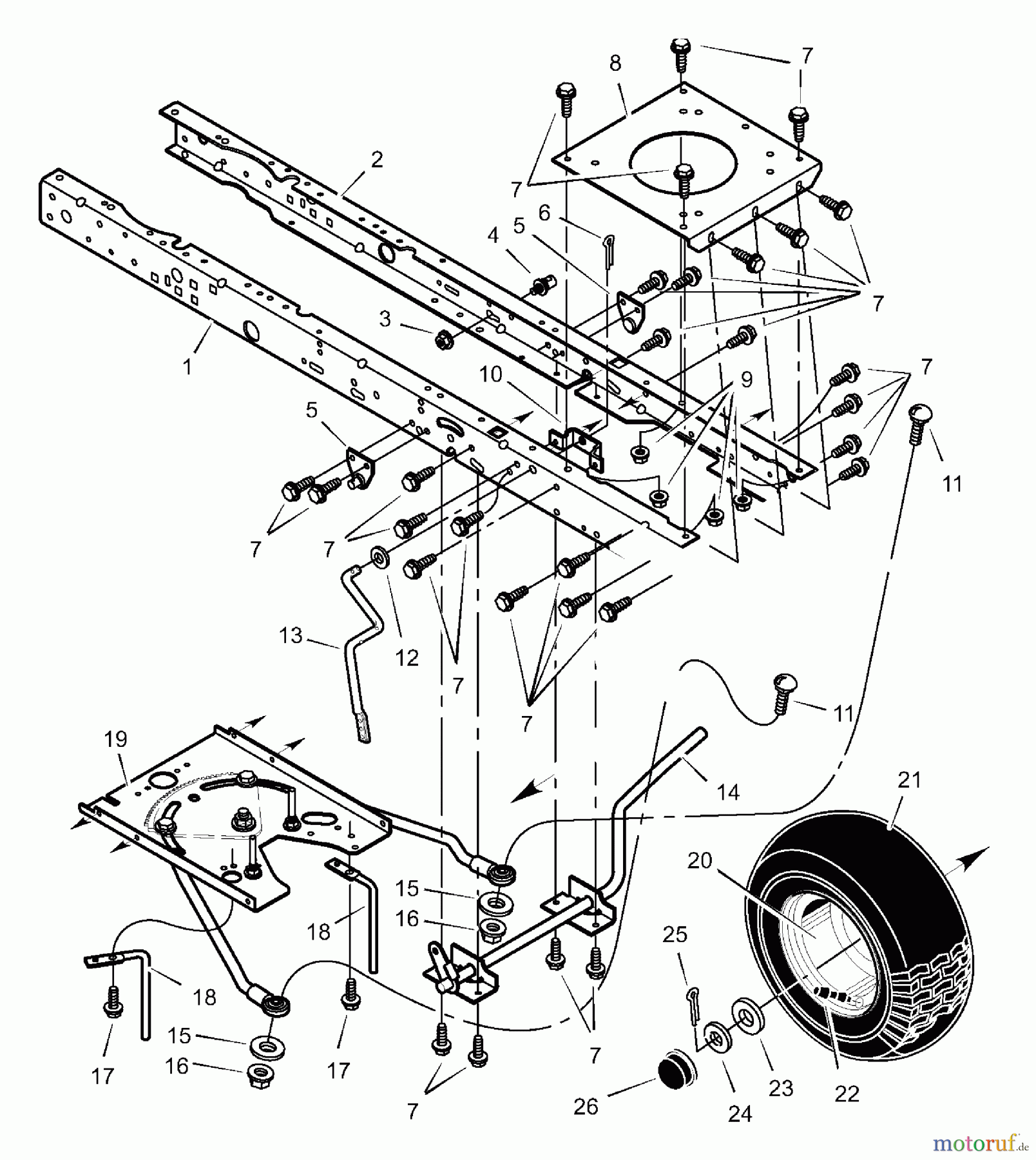 Murray Rasen- und Gartentraktoren 46104x8A - Scotts 46