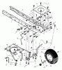 Murray 46104x8A - Scotts 46" Garden Tractor (1999) (Home Depot) Ersatzteile Front Frame Assembly