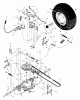 Murray 46104x8A - Scotts 46" Garden Tractor (1999) (Home Depot) Ersatzteile Motion Drive