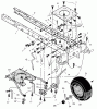 Murray 46104x8C - Scotts 46" Garden Tractor (2001) (Home Depot) Ersatzteile Front Frame Assembly
