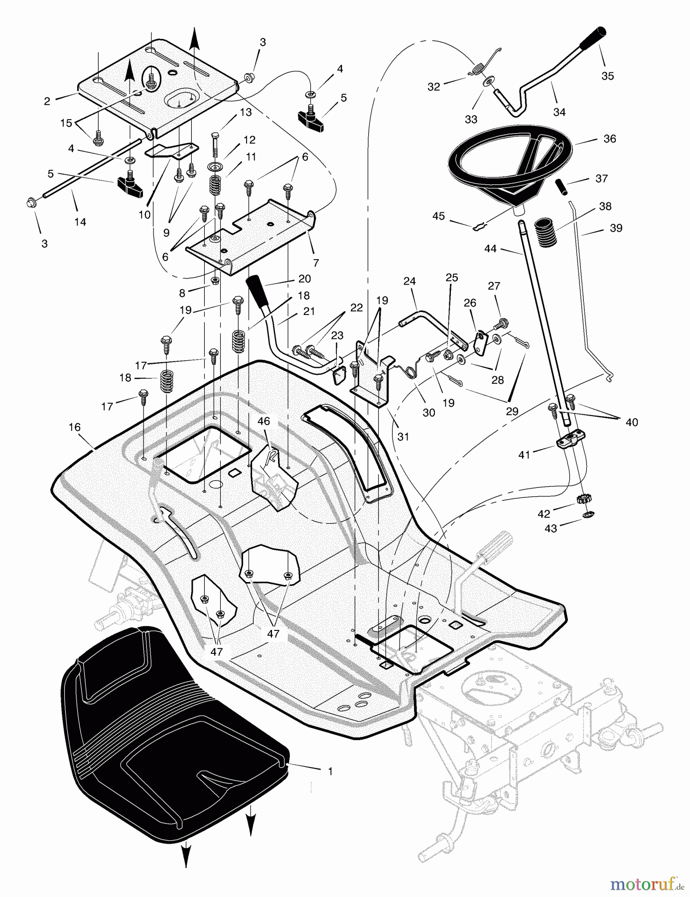 Murray Rasen- und Gartentraktoren 46107x92A - B&S/Murray 46