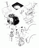 Murray 46108x89A - Yard King Performance 46" Garden Tractor (2000) Ersatzteile Engine Mount Assembly