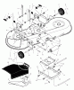 Murray 46108x89A - Yard King Performance 46" Garden Tractor (2000) Ersatzteile Mower Housing Suspension