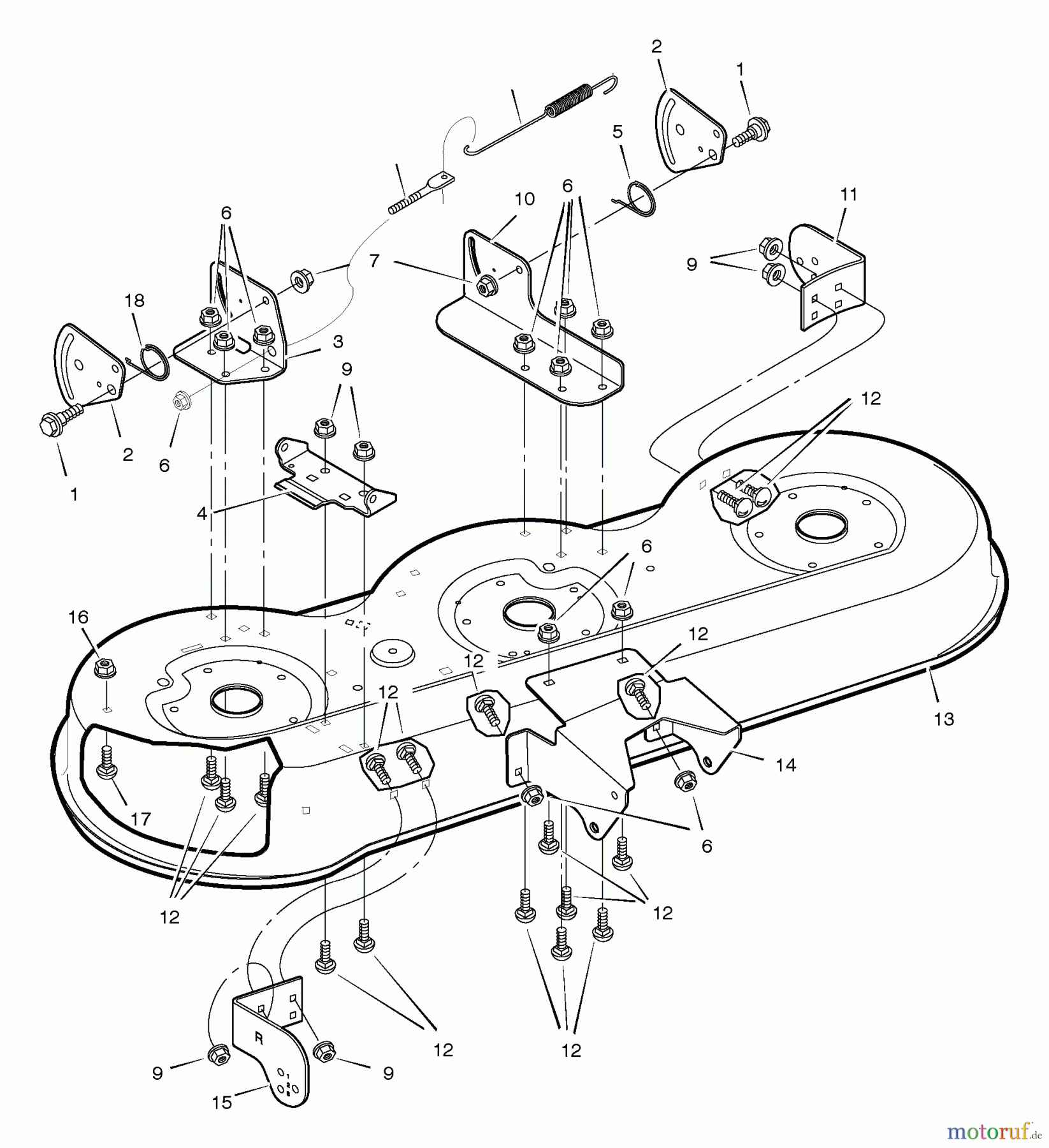  Murray Rasen- und Gartentraktoren 461603x48A - B&S/Murray 46