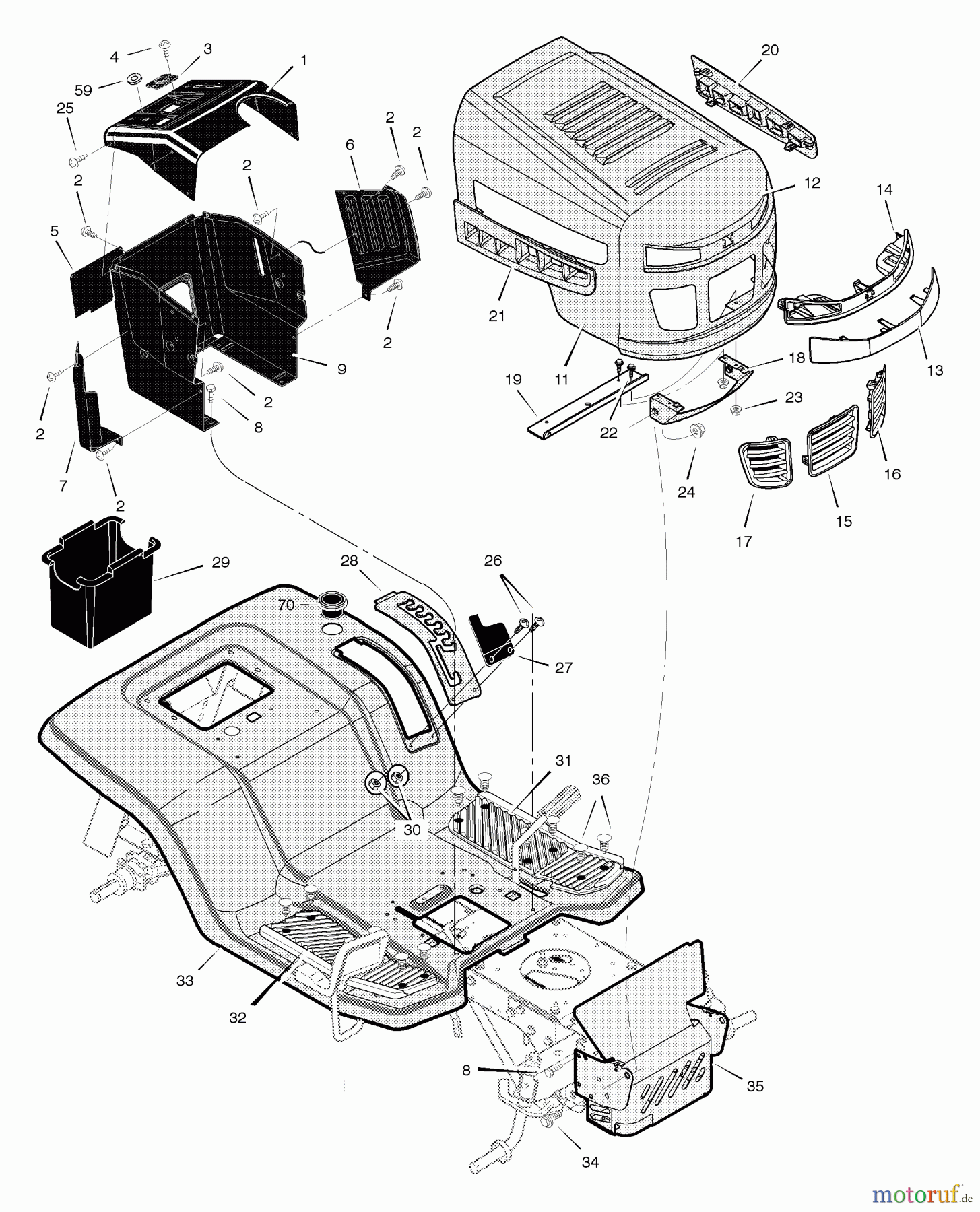 Murray Rasen- und Gartentraktoren 461604x99A - B&S/Murray 46