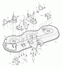 Murray 461604x99A - B&S/ 46" Garden Tractor (2004) (AAFES) Ersatzteile Mower Housing