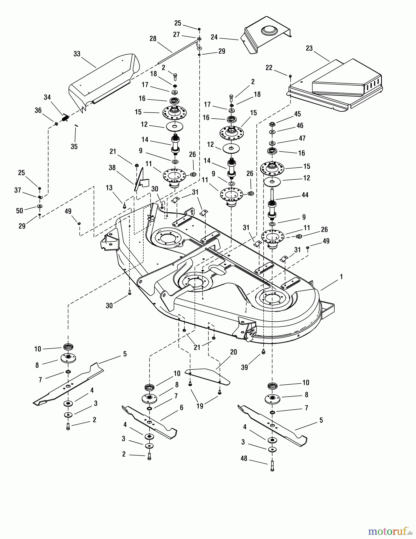 Murray Rasen- und Gartentraktoren 107.289851 (2690922A) - Craftsman Prestige PGT9500, 30HP w/ 54