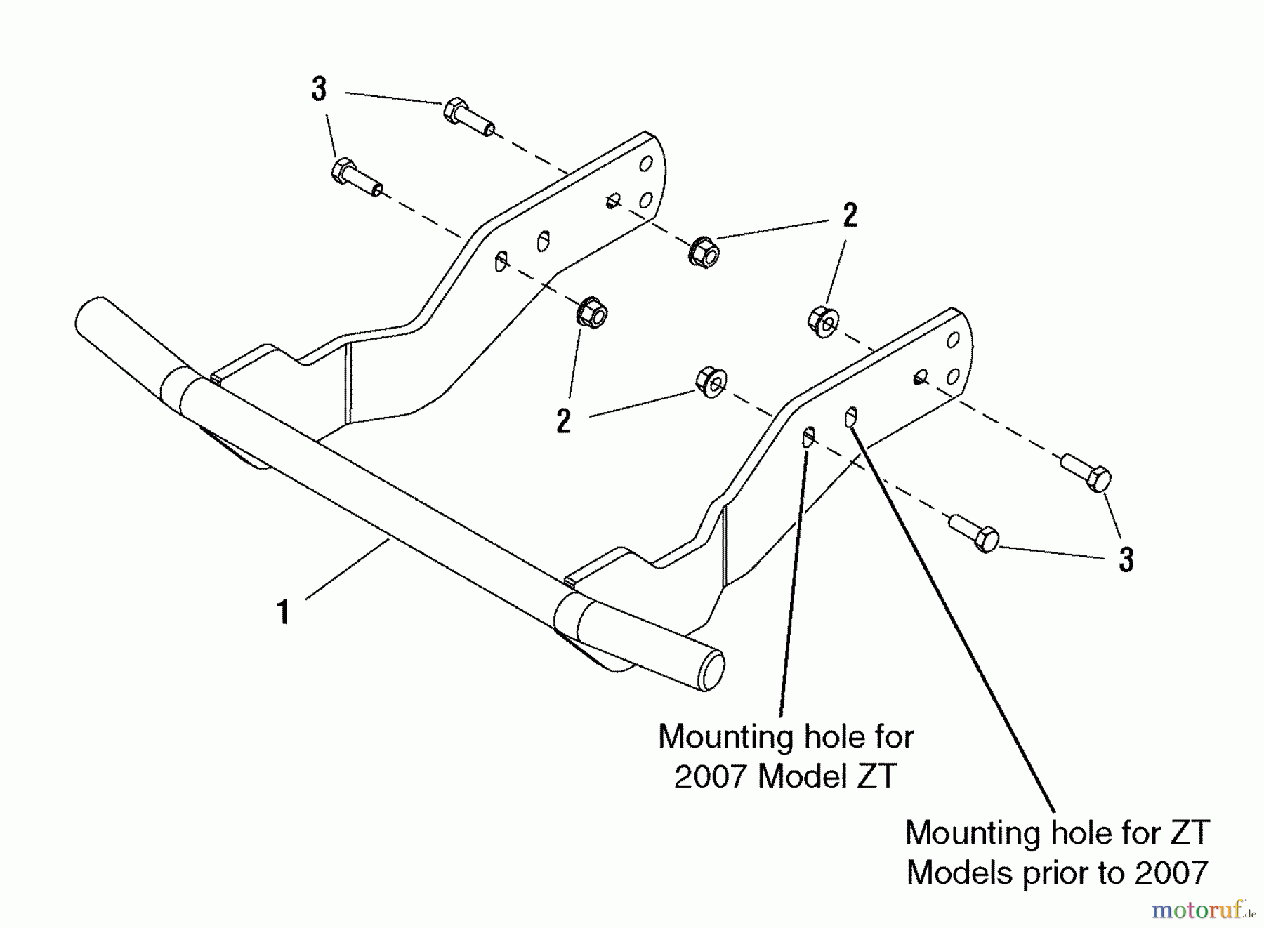 Murray Zubehör 107.248480 (1695217) - Craftsman Front Bumper (2004) (Sears) Front Bumper Kit