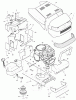Murray 46377x8A - Scotts 46" Garden Tractor (1996) (Home Depot) Ersatzteile Hood & Engine Mount