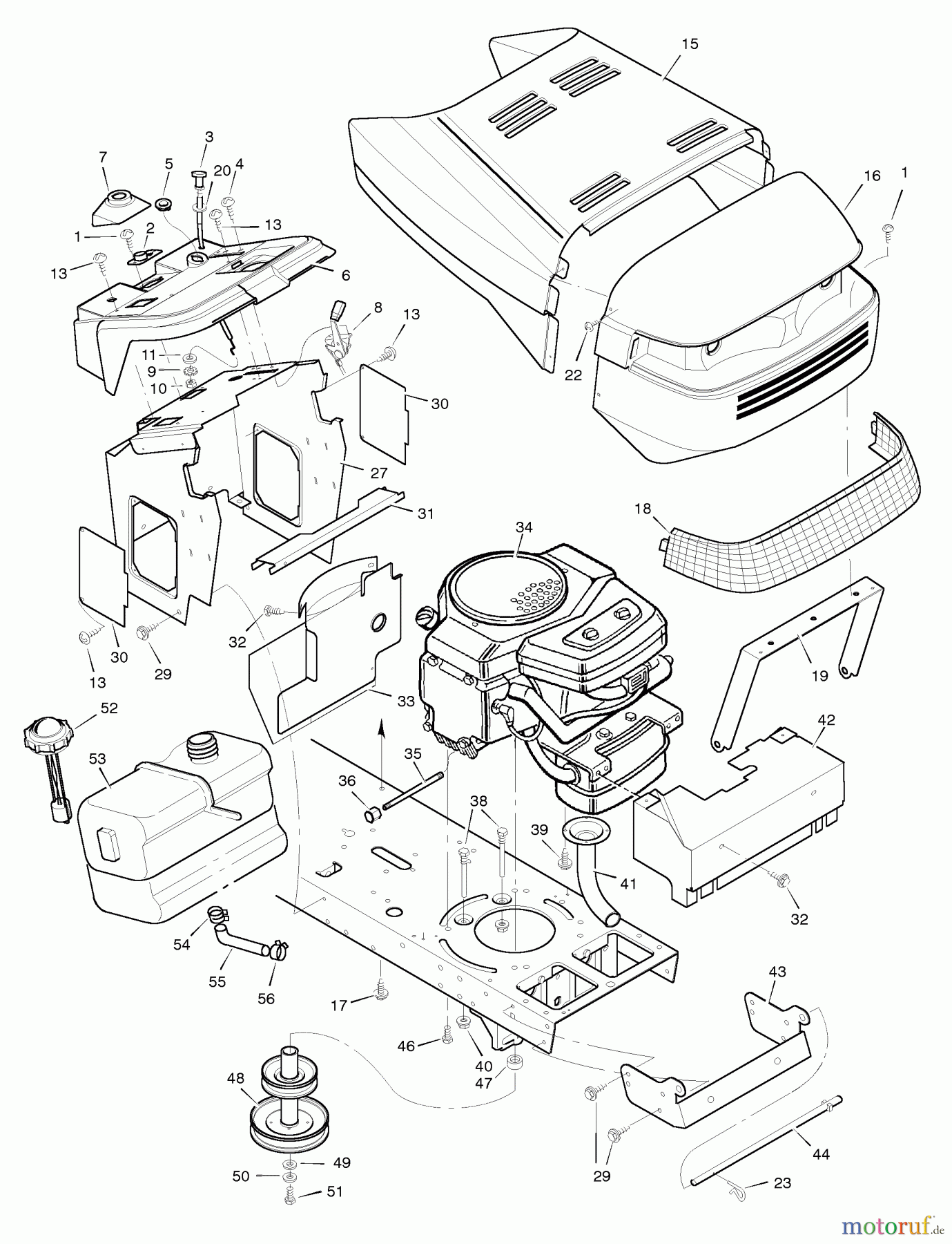 Murray Rasen- und Gartentraktoren 46378x62A - B&S/Murray 46