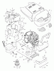 Murray 46379x30A - 46" Lawn Tractor (1998) Ersatzteile Hood & Engine Mount
