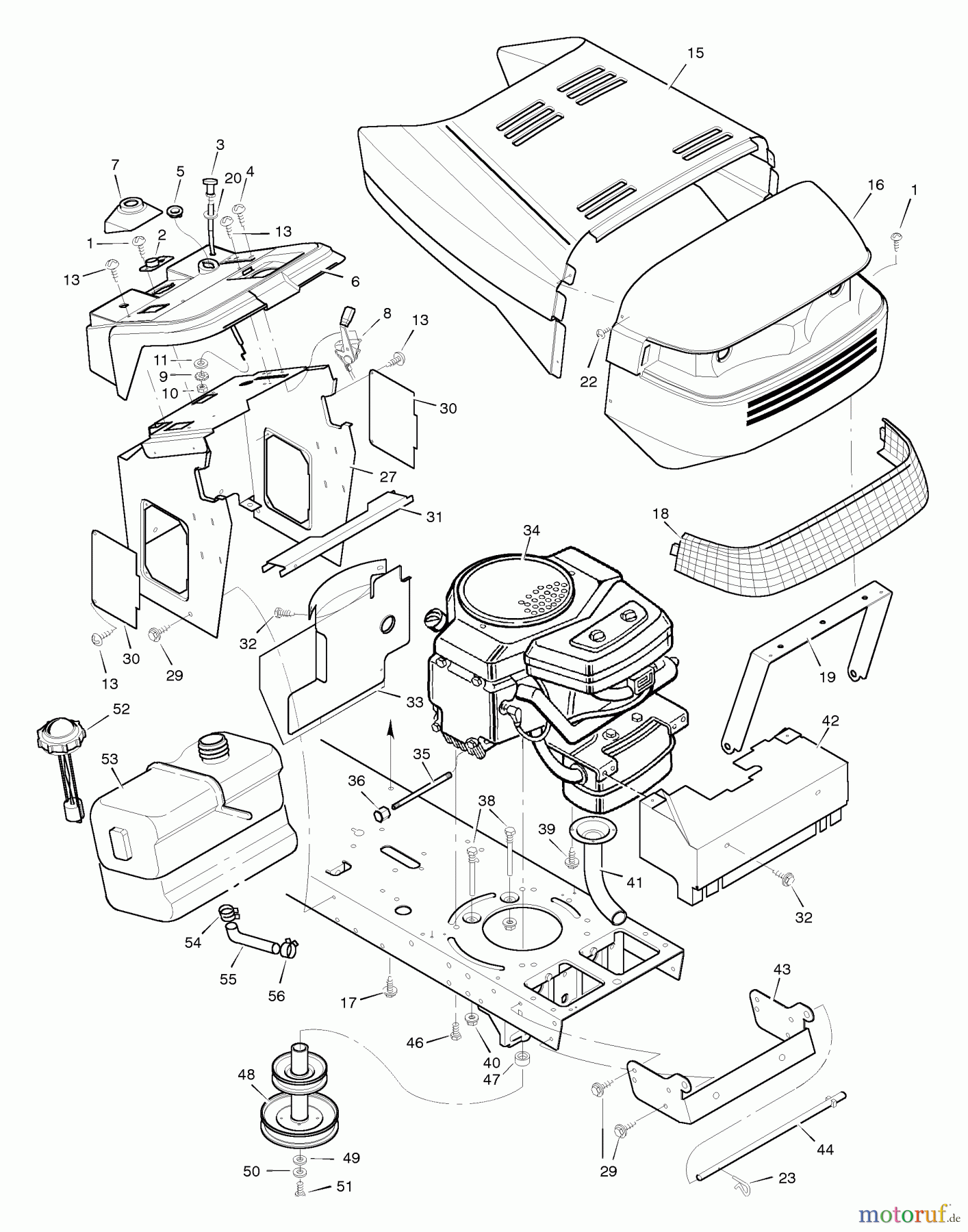  Murray Rasen- und Gartentraktoren 46400x5A - Murray 46