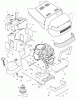Murray 46401x30A - 46" Garden Tractor (1998) Ersatzteile Hood & Engine Mount