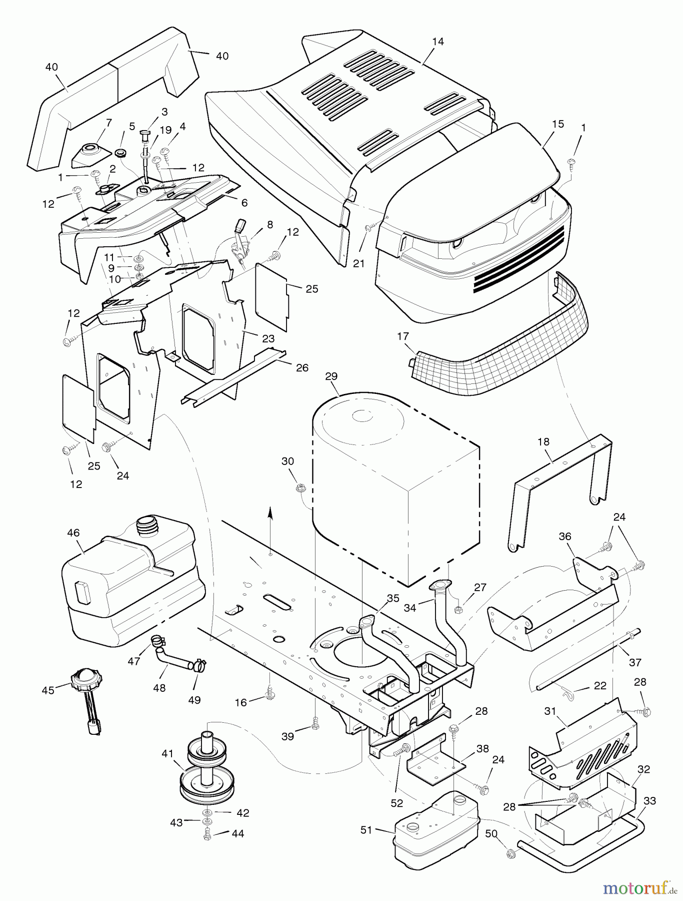 Murray Rasen- und Gartentraktoren 46404x21A - B&S/Murray 46