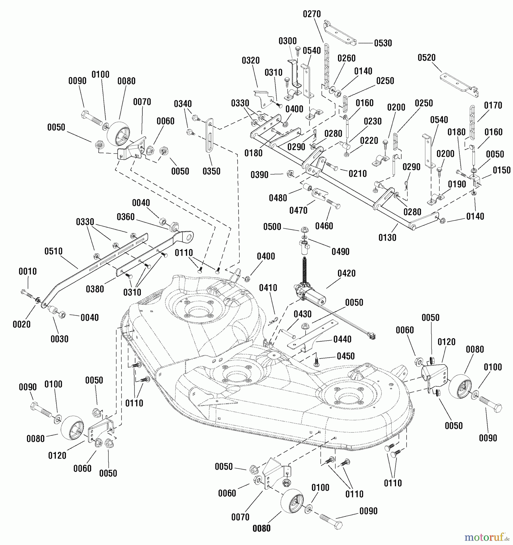 Murray Rasen- und Gartentraktoren 107.250060 (2691087-00) - Craftsman CTX9500, 52