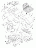 Murray 46404x89A - Yard King Performance 46" Garden Tractor (1997) Ersatzteile Body Chassis
