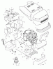 Murray 46430x6A - Ultra 46" Garden Tractor (1998) Ersatzteile Hood & Engine Mount