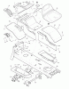 Murray 46430x89A - Yard King Performance 46" Garden Tractor (1998) Ersatzteile Body Chassis