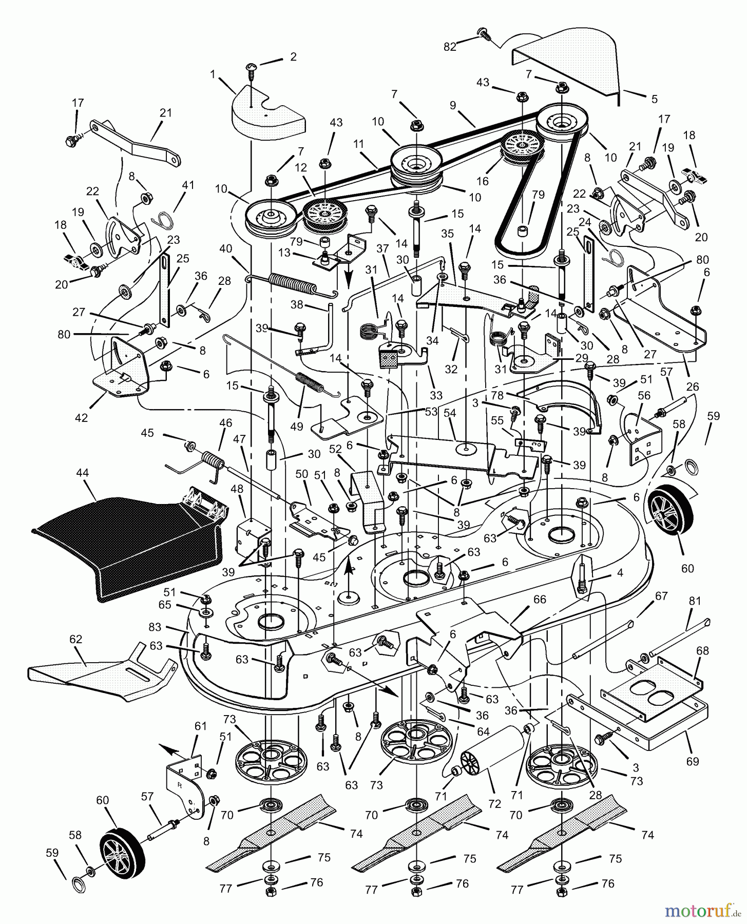  Murray Rasen- und Gartentraktoren 46501x92A - B&S/Murray 46