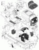 Murray 465305x92A - B&S/ 46" Lawn Tractor (2002) (Walmart) Ersatzteile Chassis & Hood