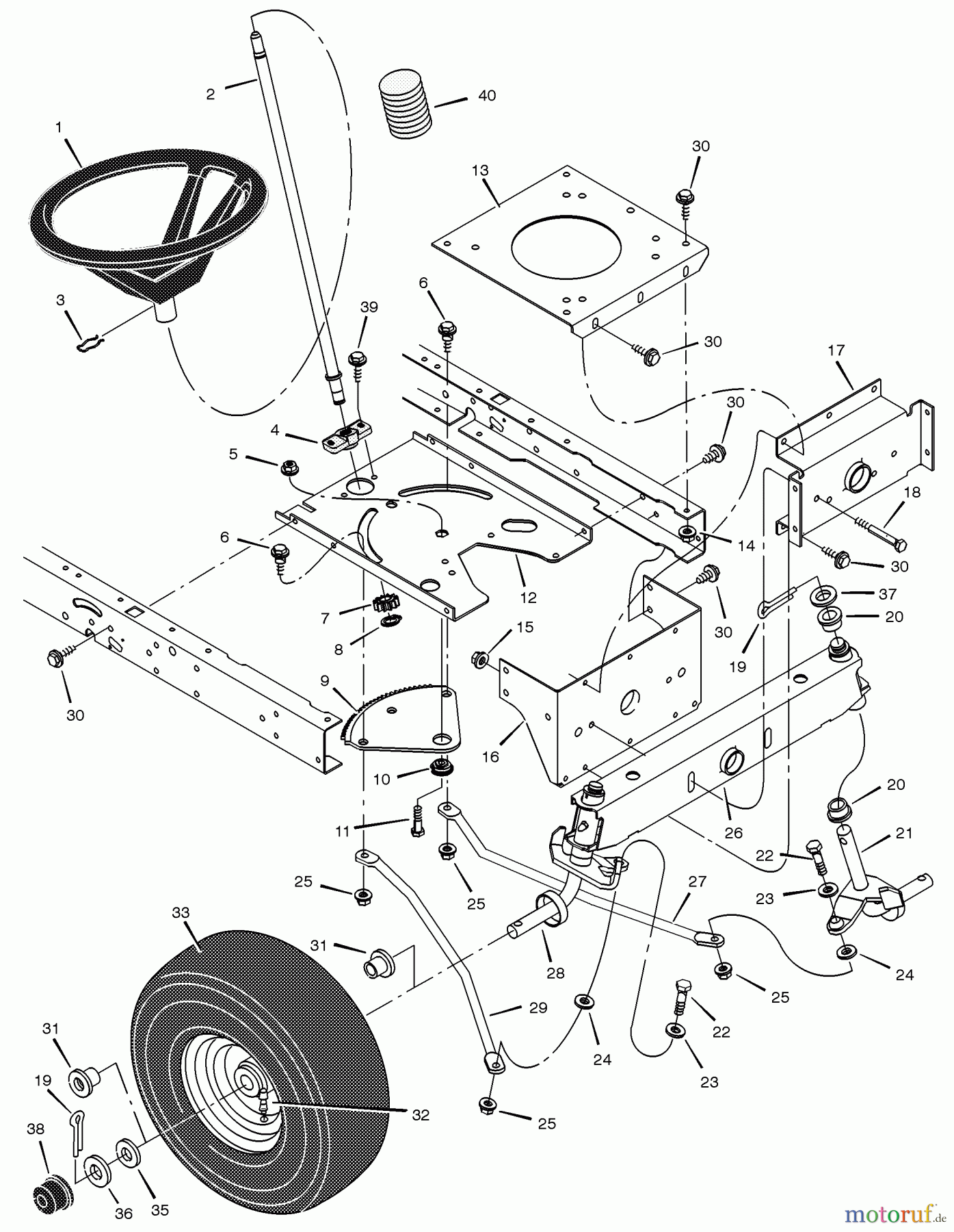 Murray Rasen- und Gartentraktoren 465305x92A - B&S/Murray 46
