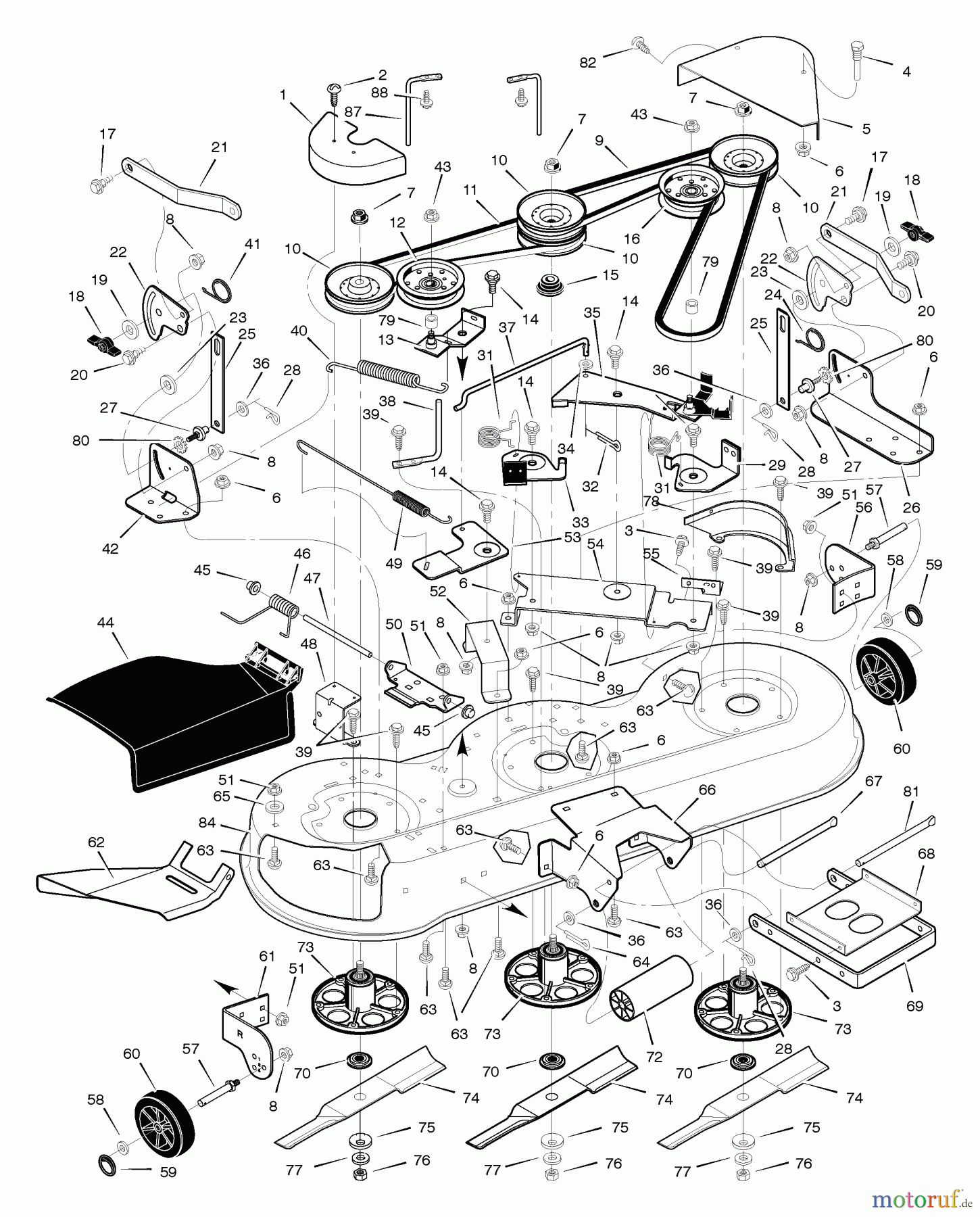  Murray Rasen- und Gartentraktoren 465600x48A - B&S/Murray 46
