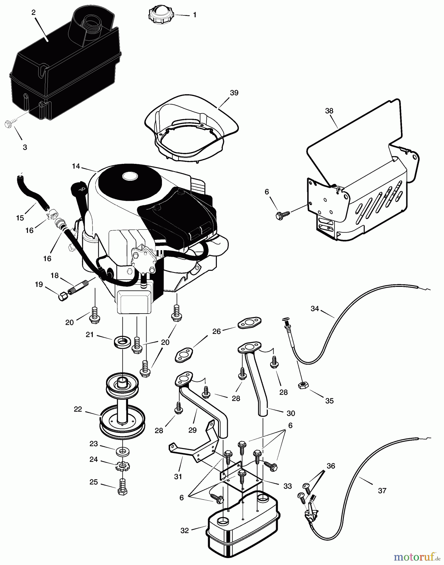  Murray Rasen- und Gartentraktoren 465600x8A - Scotts 46