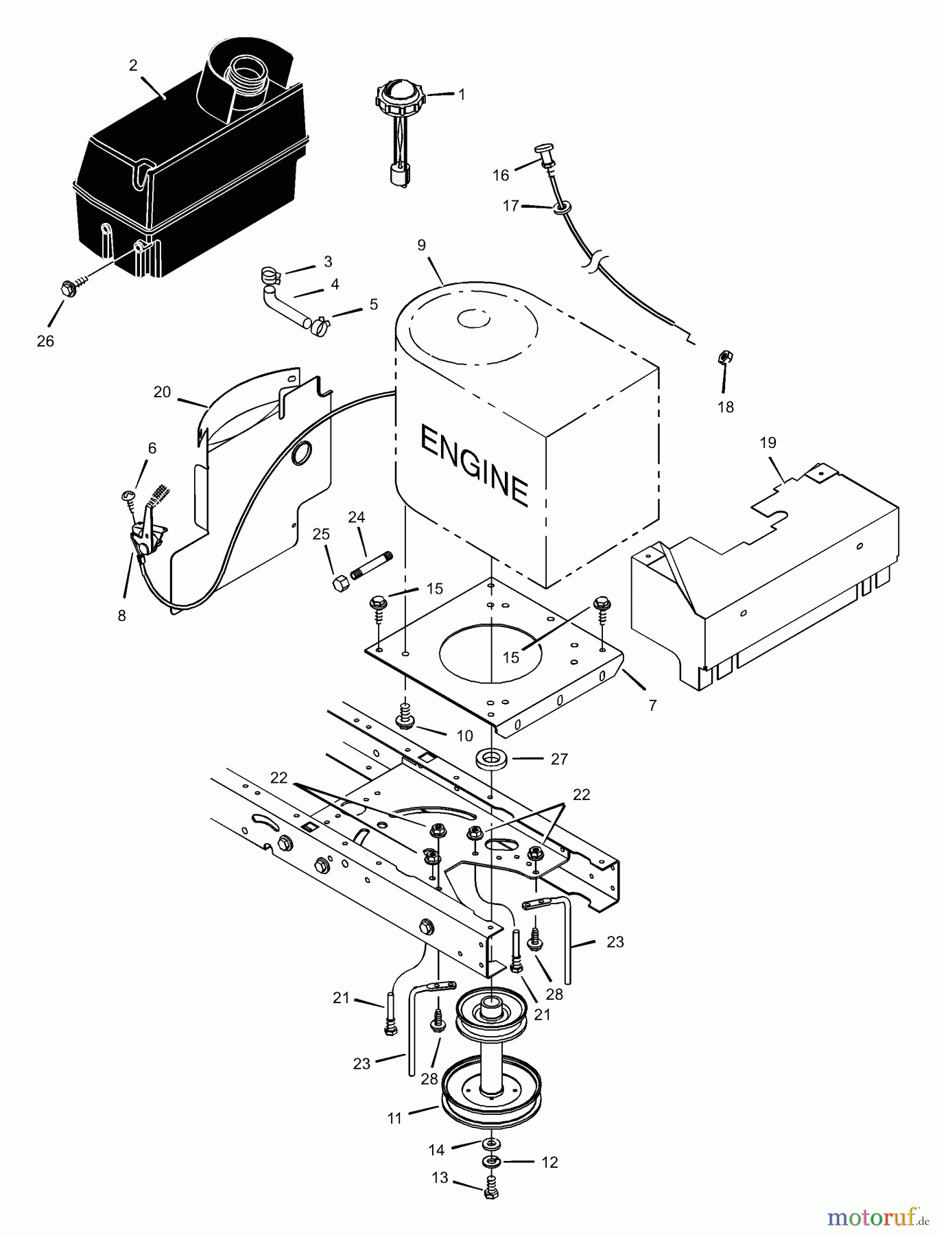  Murray Rasen- und Gartentraktoren 465602x8A - Scotts 46