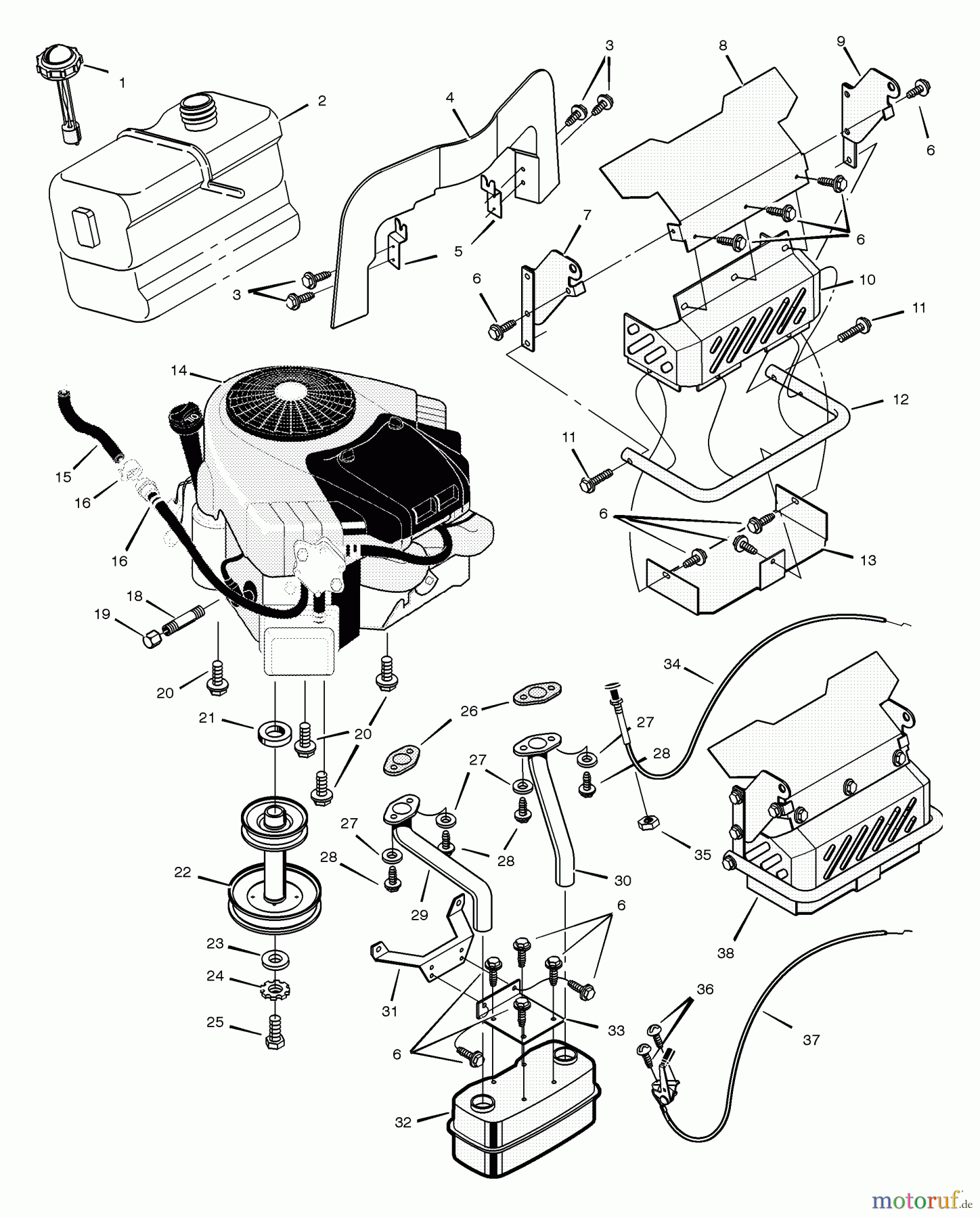 Murray Rasen- und Gartentraktoren 465602x8B - Scotts 46