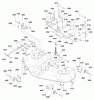 Murray 107.250050 (2691086-00) - Craftsman CTX9000, 46" Rear Lawn Tractor, 22HP (2012) Ersatzteile 46" Mower Deck - Height Adjust Group (2990144)