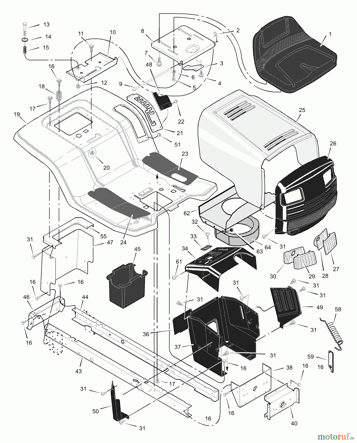 Murray Rasen- und Gartentraktoren 465603x92B - B&S/Murray 46