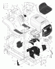 Murray 465603x92B - B&S/ 46" Lawn Tractor (2002) (Walmart) Ersatzteile Chassis & Hood