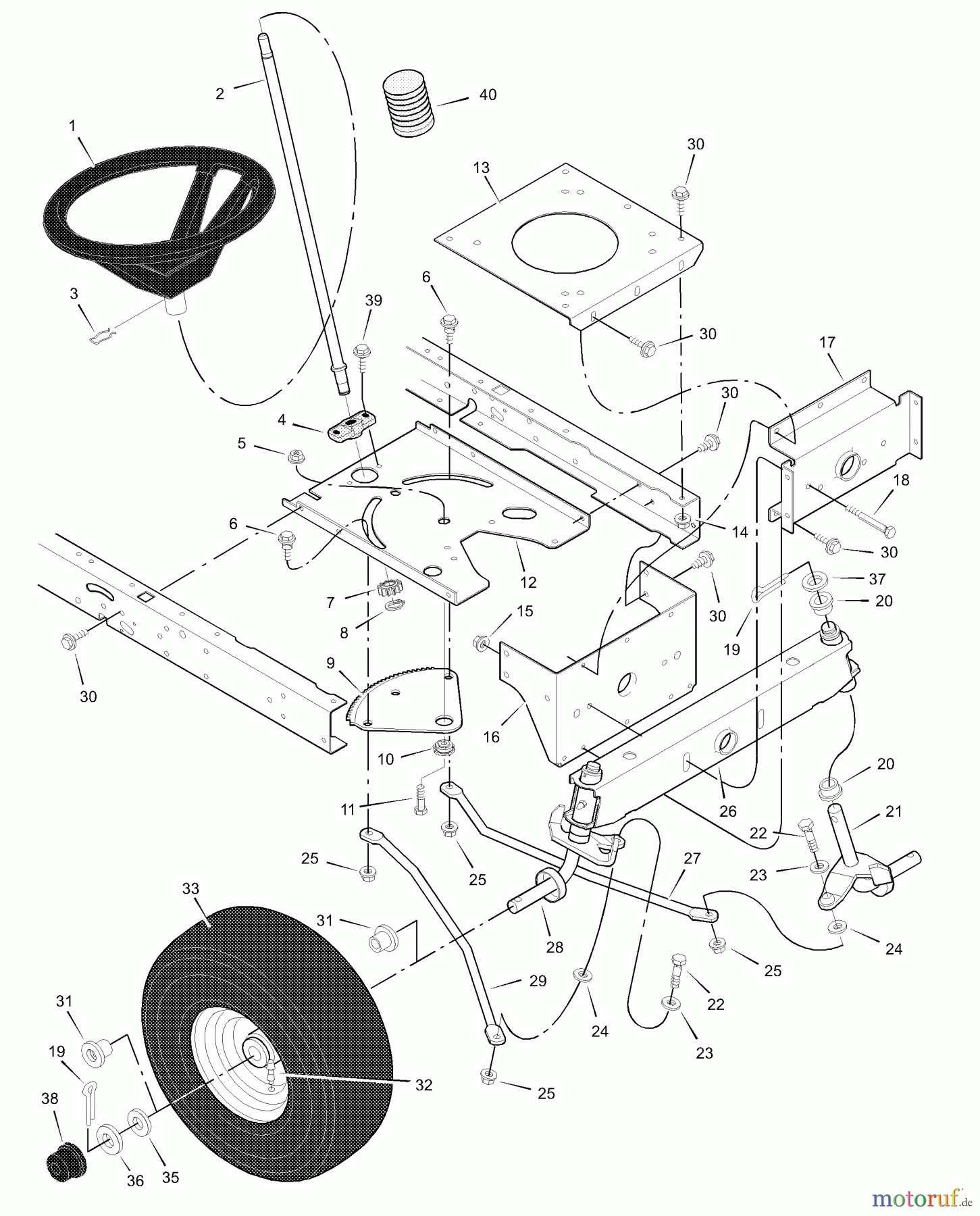 Murray Rasen- und Gartentraktoren 465603x92B - B&S/Murray 46