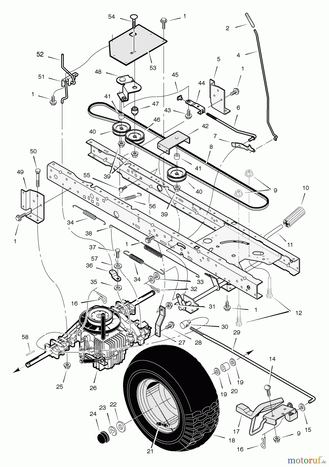Murray Rasen- und Gartentraktoren 465605x48B - B&S/Murray 46