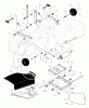 Murray 465606x692A - Stanley 46" Lawn Tractor (2001) Ersatzteile Mower Housing Suspension (part 2)