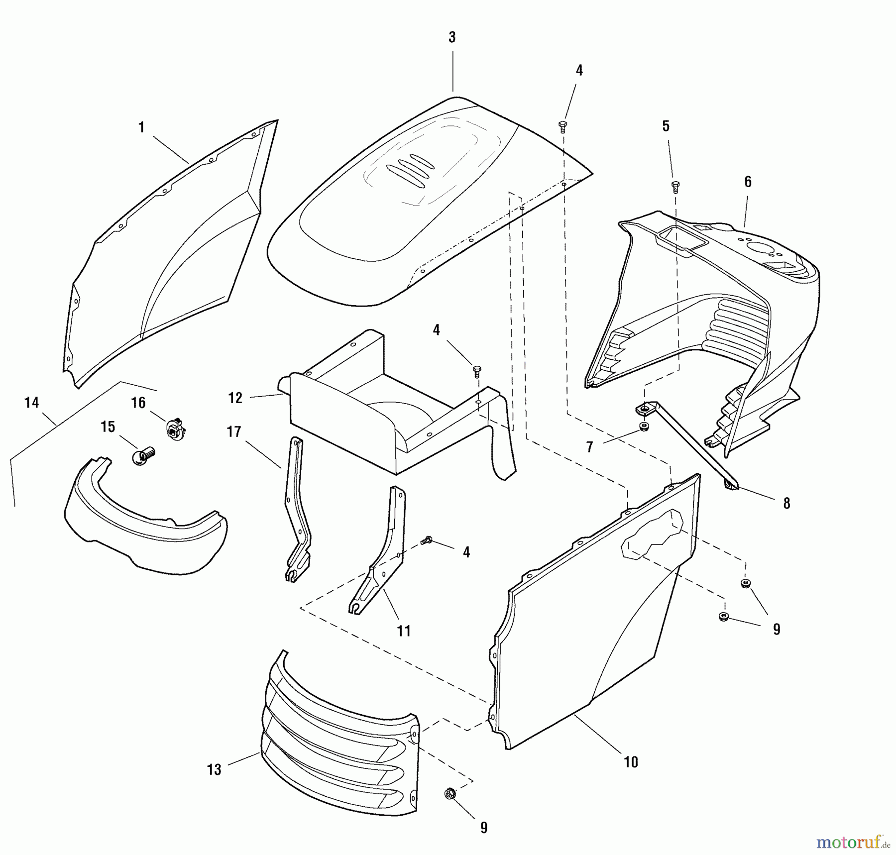  Murray Rasen- und Gartentraktoren 107.250050 (2691086-00) - Craftsman CTX9000, 46