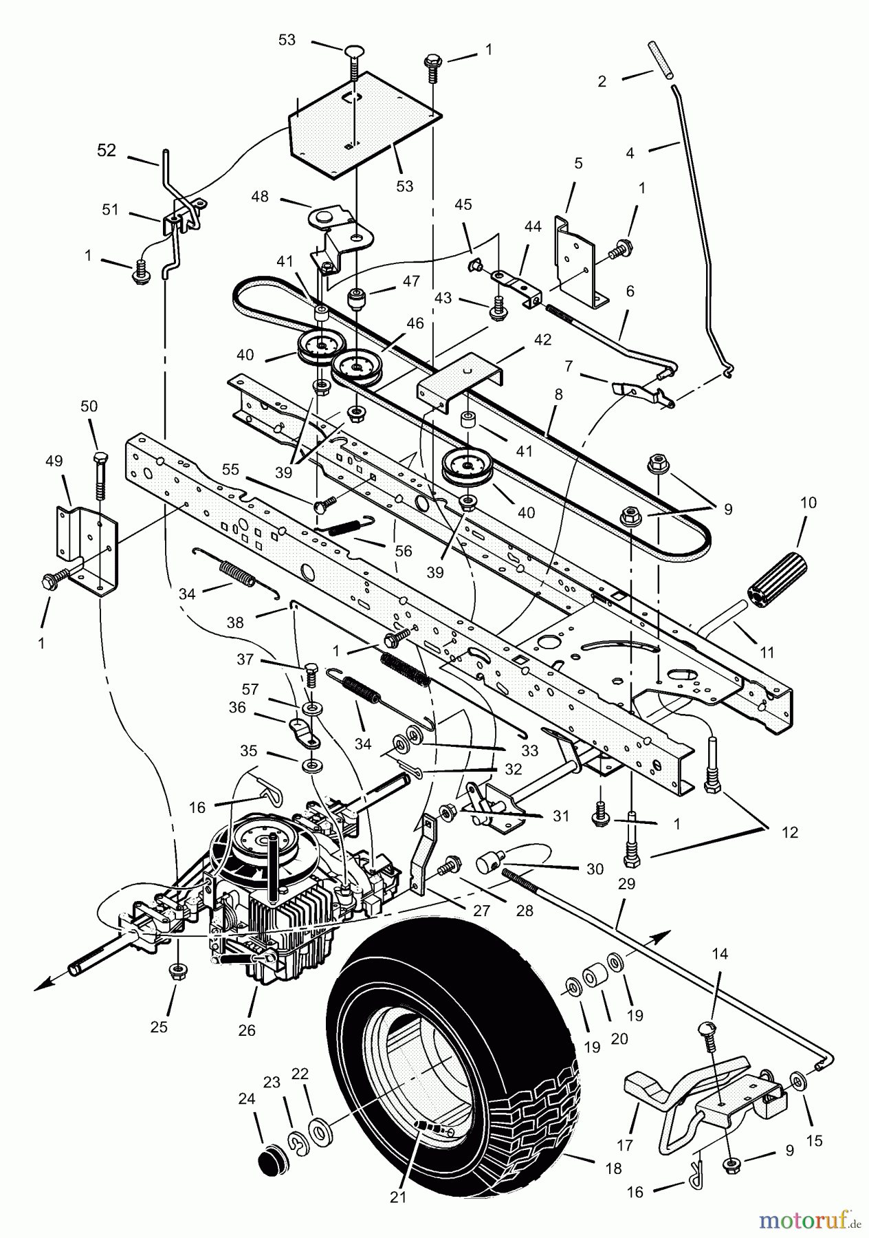 Murray Rasen- und Gartentraktoren 465612x99B - B&S/Murray 46