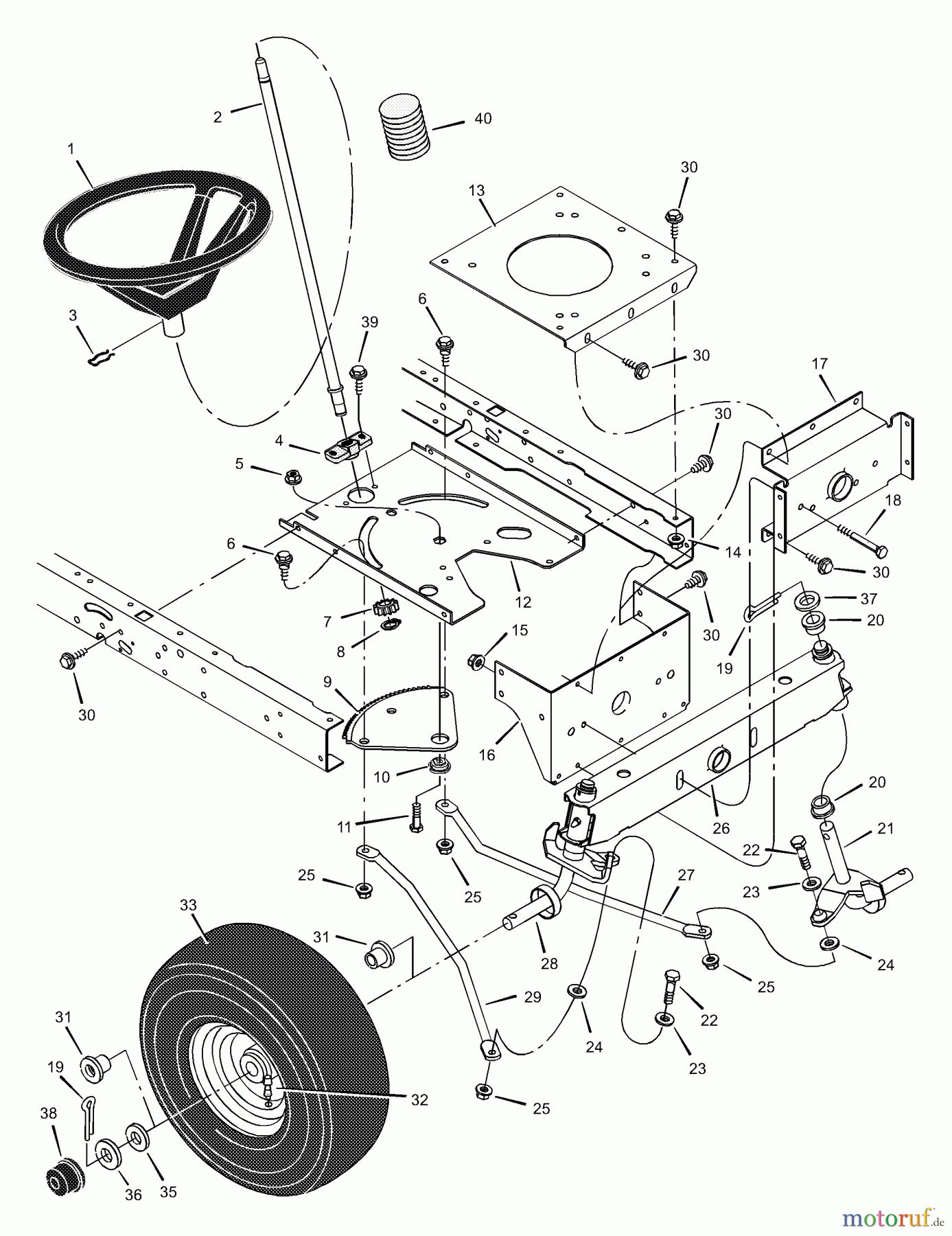 Murray Rasen- und Gartentraktoren 465612x99B - B&S/Murray 46