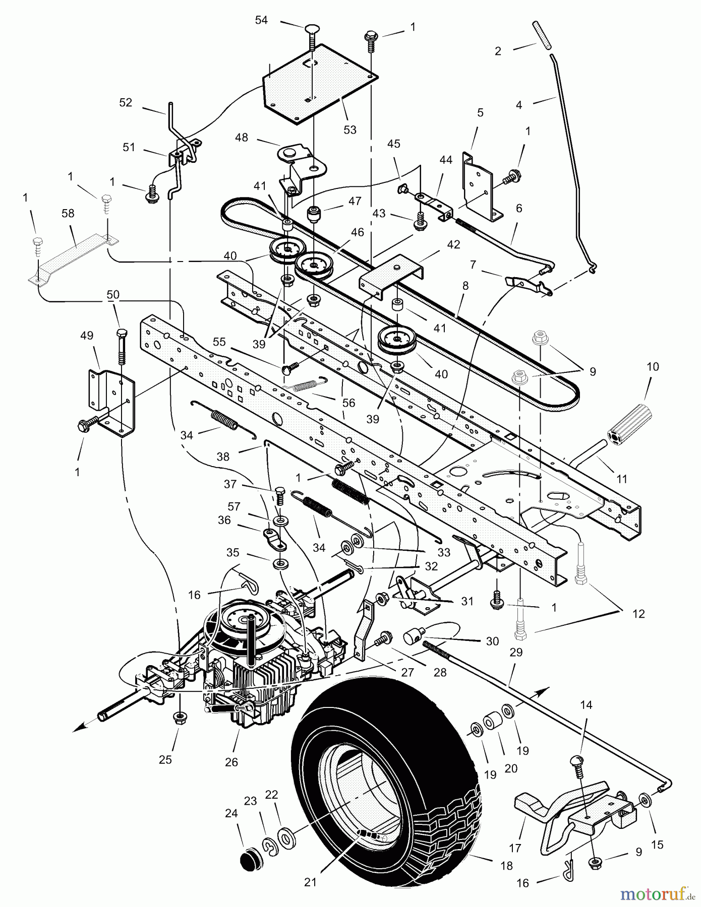  Murray Rasen- und Gartentraktoren 465616x6B - Murray Ultra 46