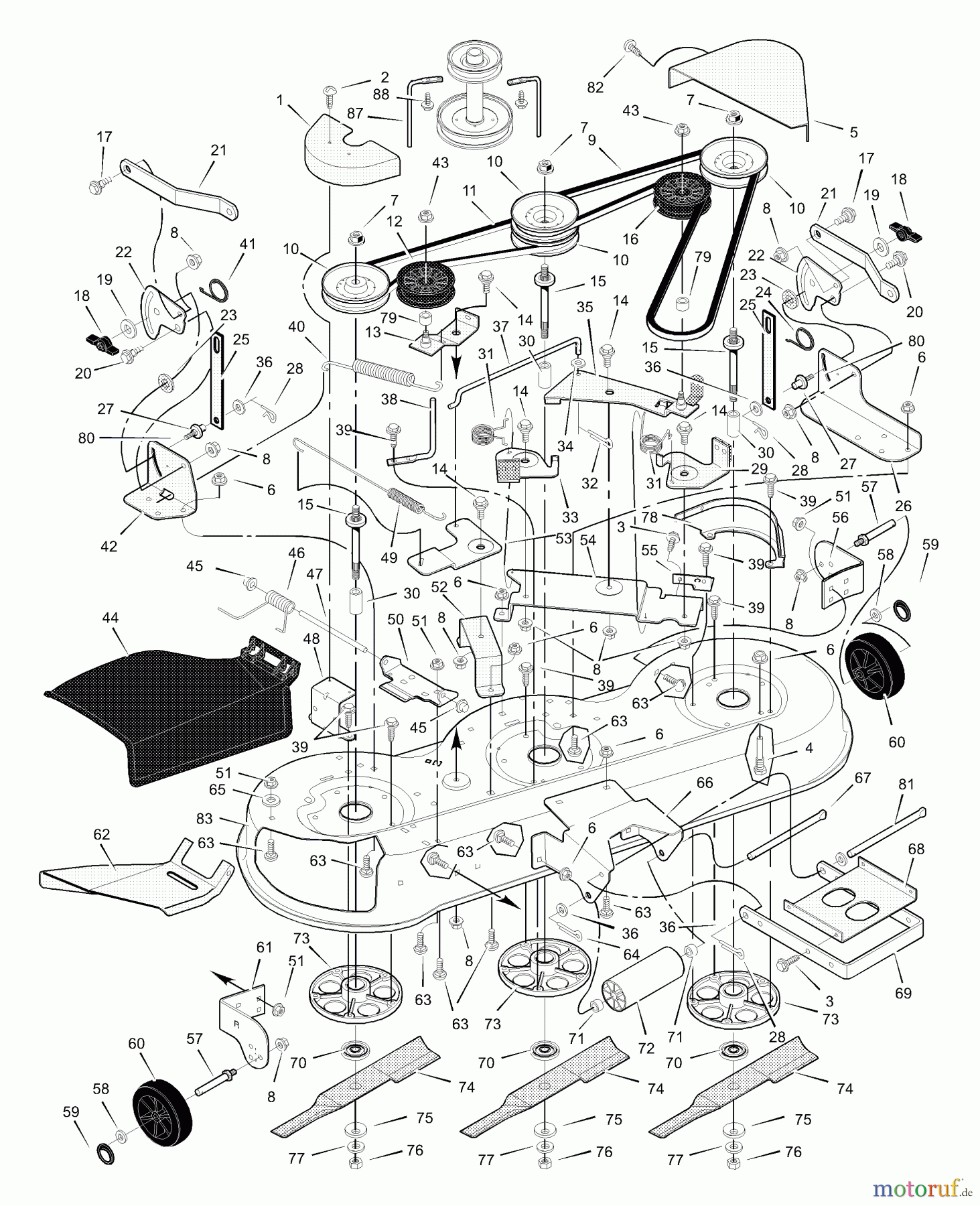  Murray Rasen- und Gartentraktoren 465619x71A - B&S/Murray 46