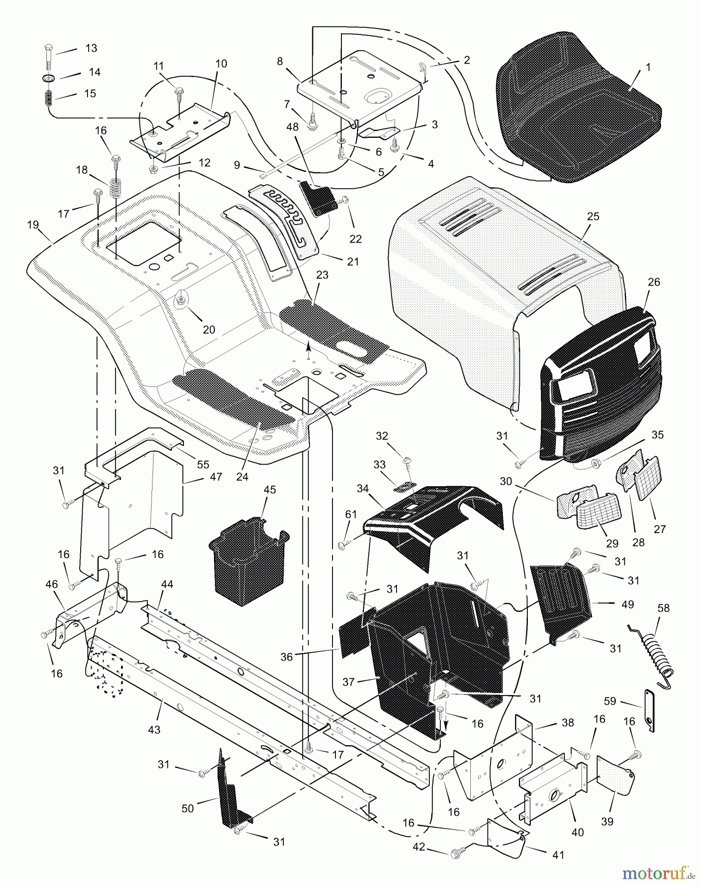 Murray Rasen- und Gartentraktoren 465620x71A - B&S/Murray 46