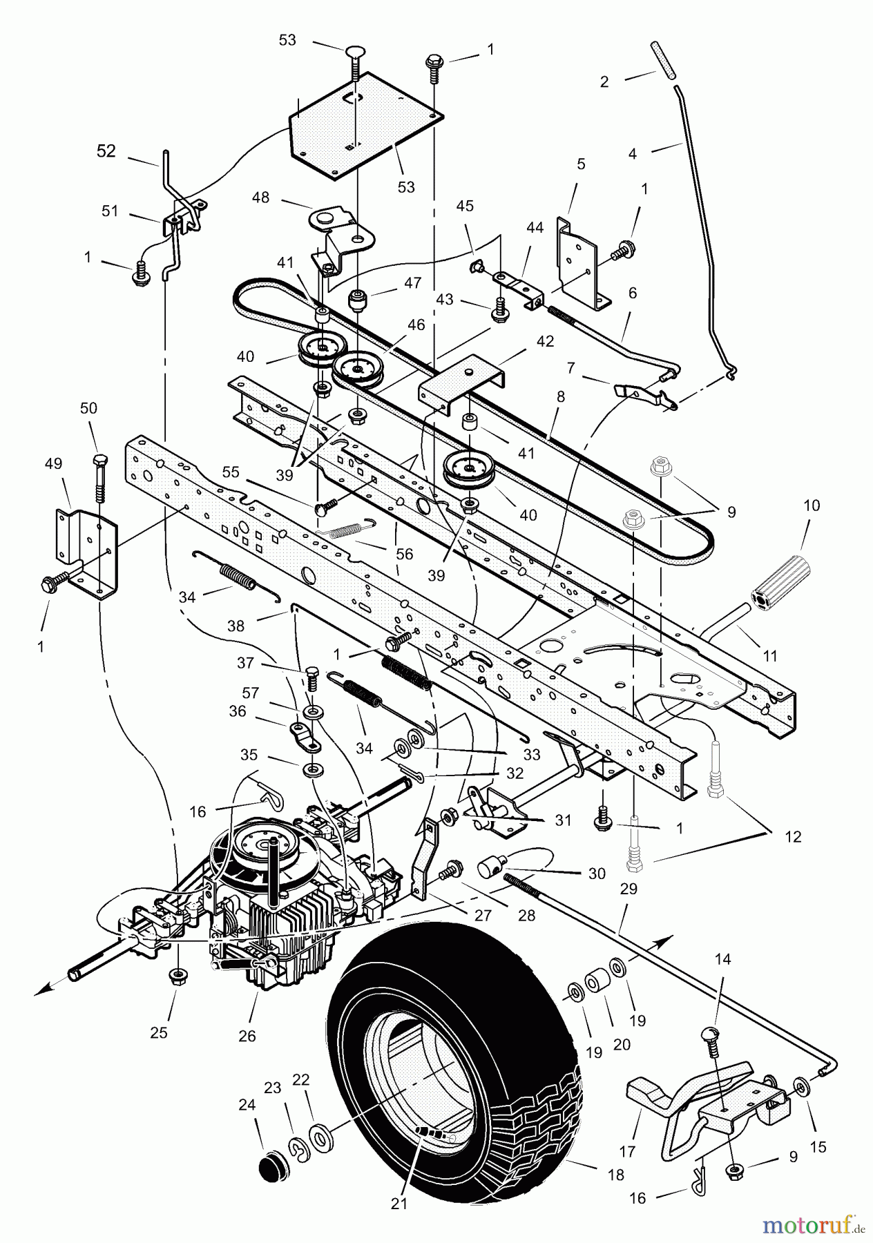  Murray Rasen- und Gartentraktoren 465620x71A - B&S/Murray 46