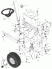 Murray 465621x89A - Yard King Performance 46" Lawn Tractor (2002) Ersatzteile Steering