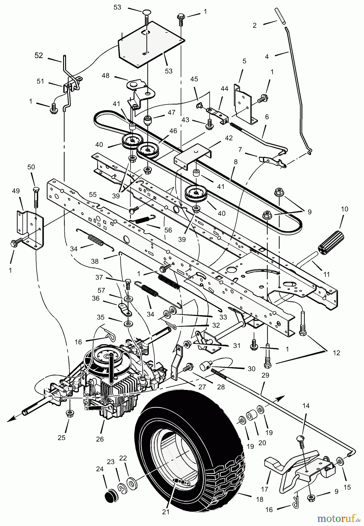Murray Rasen- und Gartentraktoren 465621x89B - Yard King Performance 46