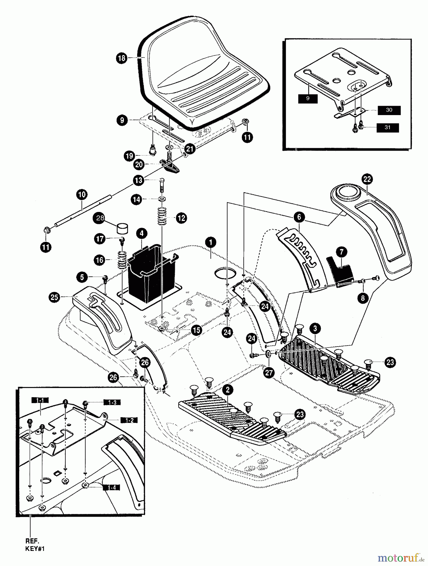 Murray Rasen- und Gartentraktoren 46562x8B - Scotts 46