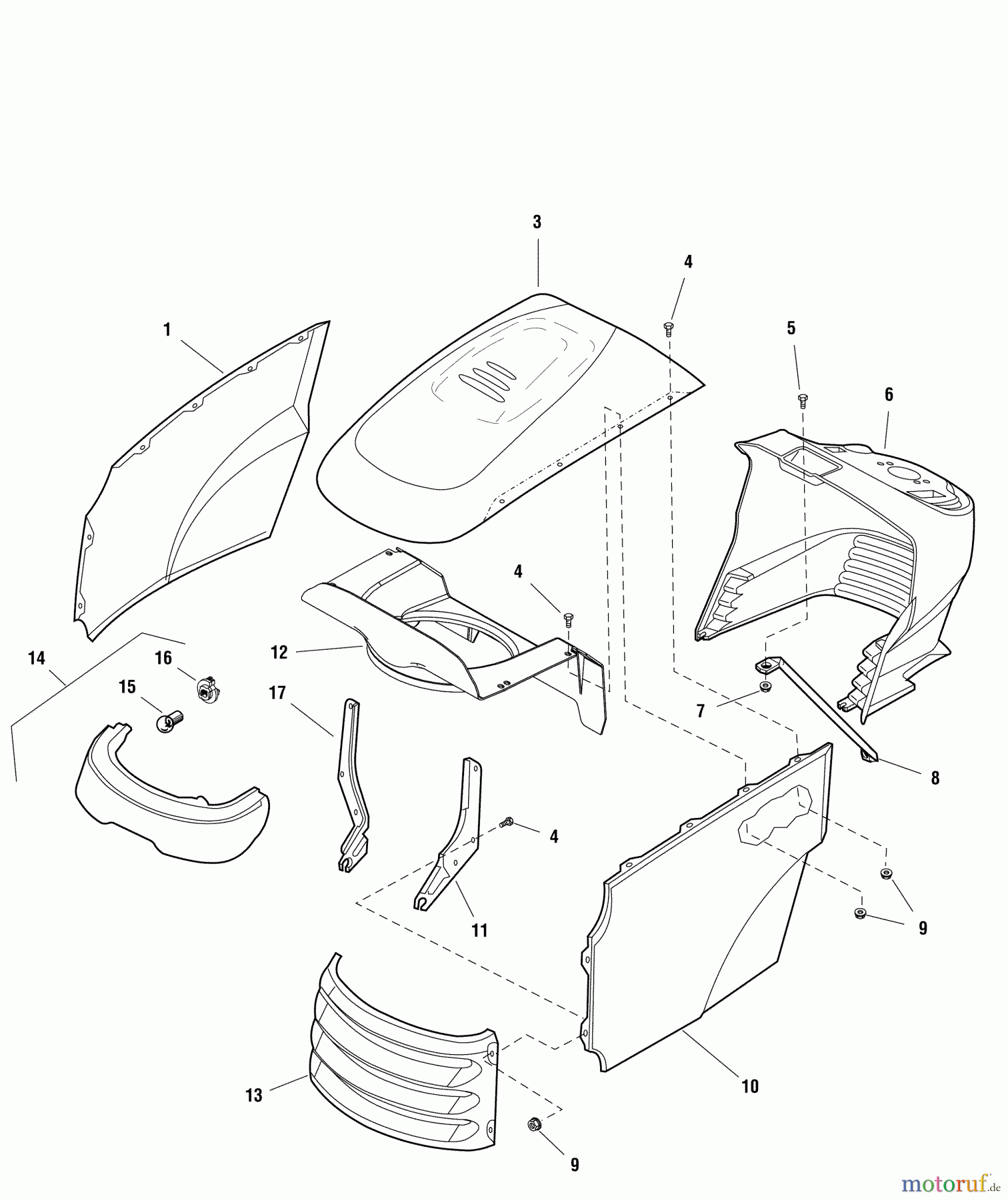  Murray Rasen- und Gartentraktoren 107.250060 (2691087-00) - Craftsman CTX9500, 52