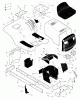 Murray 46569x71A - B&S/ 46" Lawn Tractor (1998) (Quality Stores) Ersatzteile Chassis & Hood
