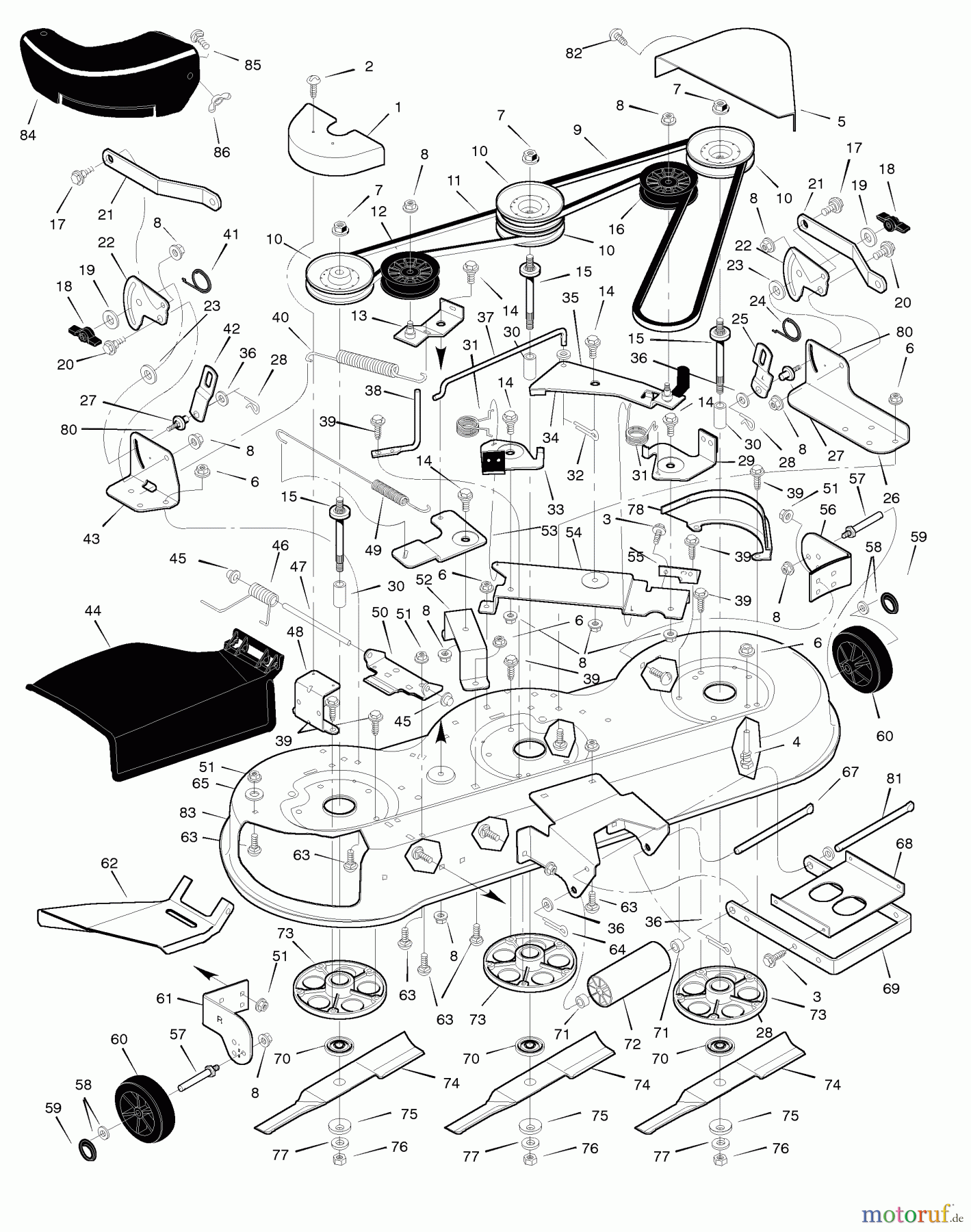 Murray Rasen- und Gartentraktoren 46569x71A - B&S/Murray 46