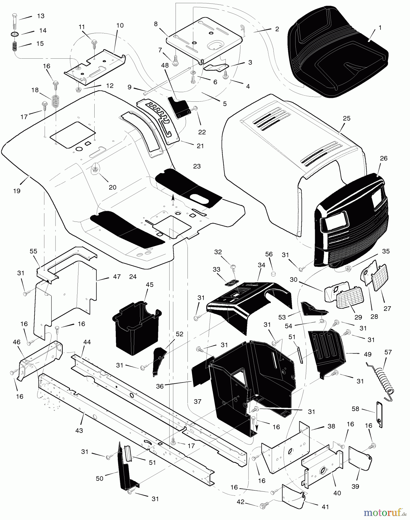 Murray Rasen- und Gartentraktoren 46569x92A - B&S/Murray 46